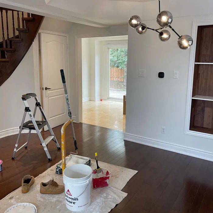 Benjamin Moore White Wisp wall paint 