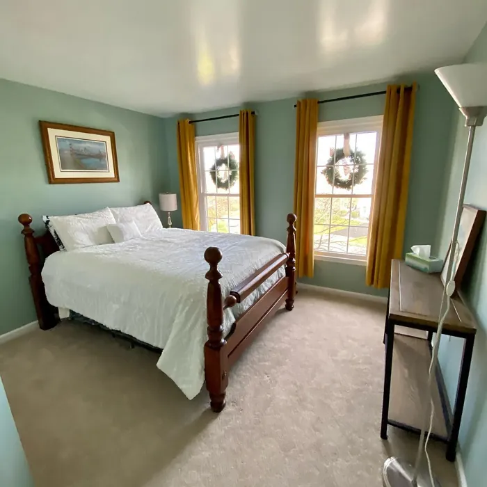 Benjamin Moore Wythe Blue Bedroom