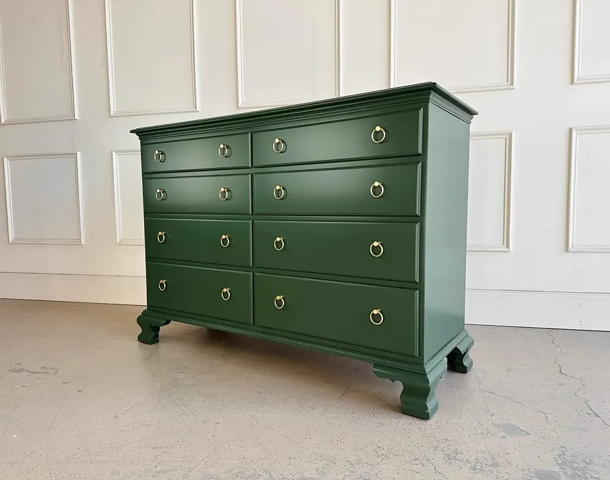 SW Billiard Green painted furniture color