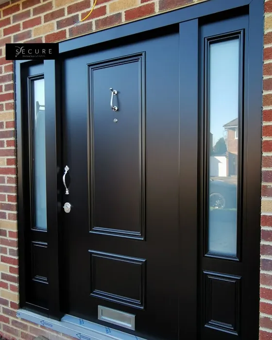 RAL 8022 front door review