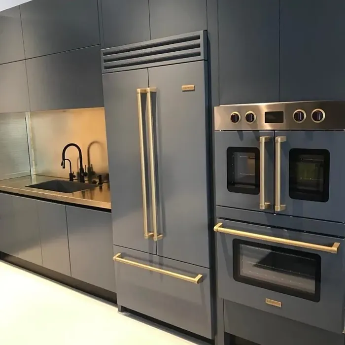 RAL Classic  Blue grey kitchen cabinets 