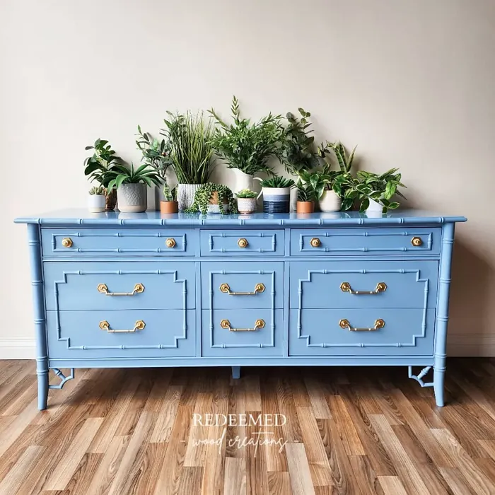 SW Bluebird Feather painted furniture 