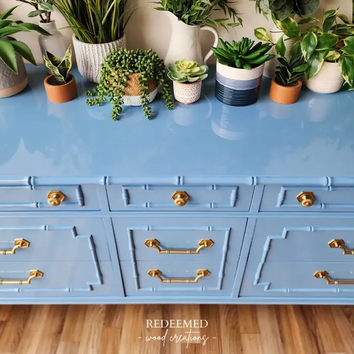 SW Bluebird Feather painted furniture review