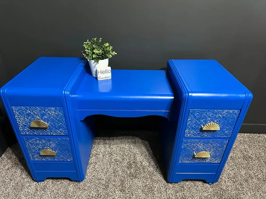 Sherwin Williams Blueblood painted furniture review