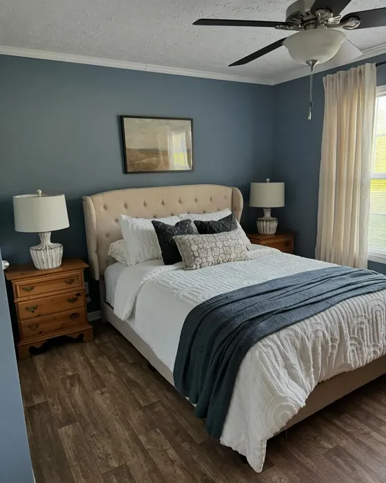 Bracing Blue bedroom color paint