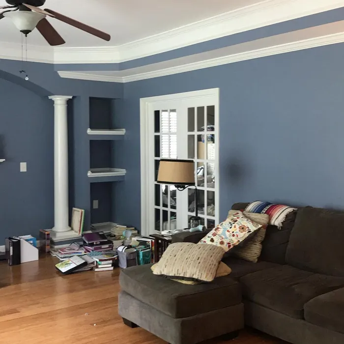 Bracing Blue Living Room
