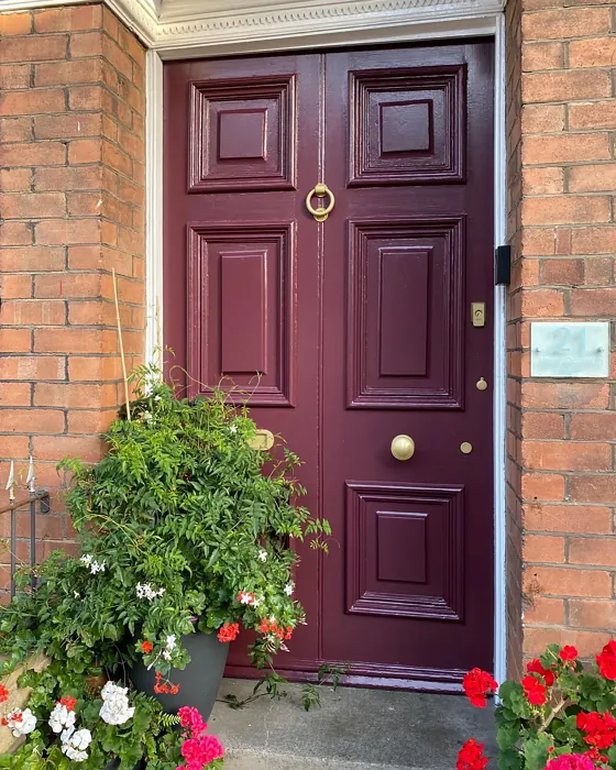 Farrow and Ball Brinjal 222 front door