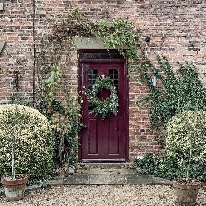 Farrow and Ball Brinjal 222 front door