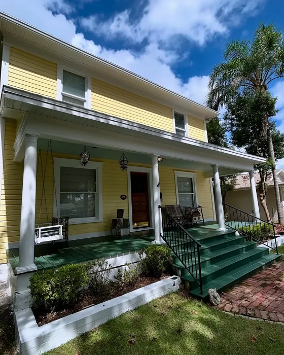 Sherwin Williams Butter Up house exterior color