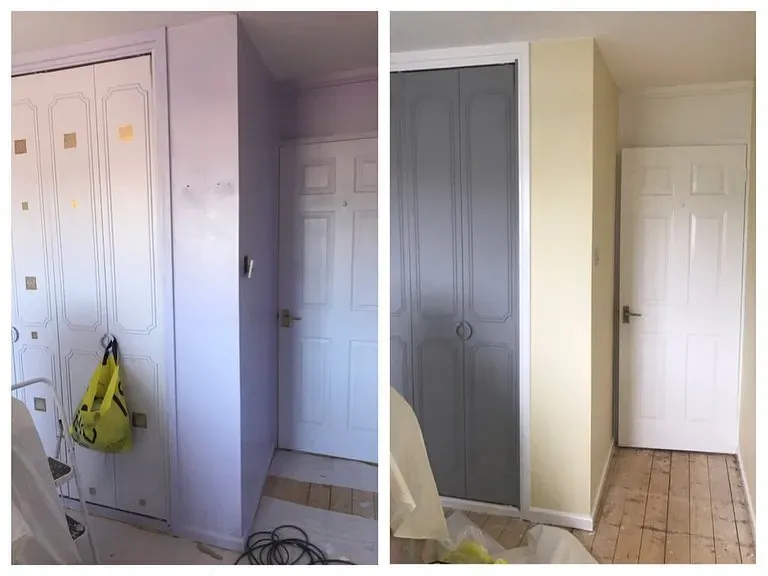 Dulux Buttermilk wall paint makeover