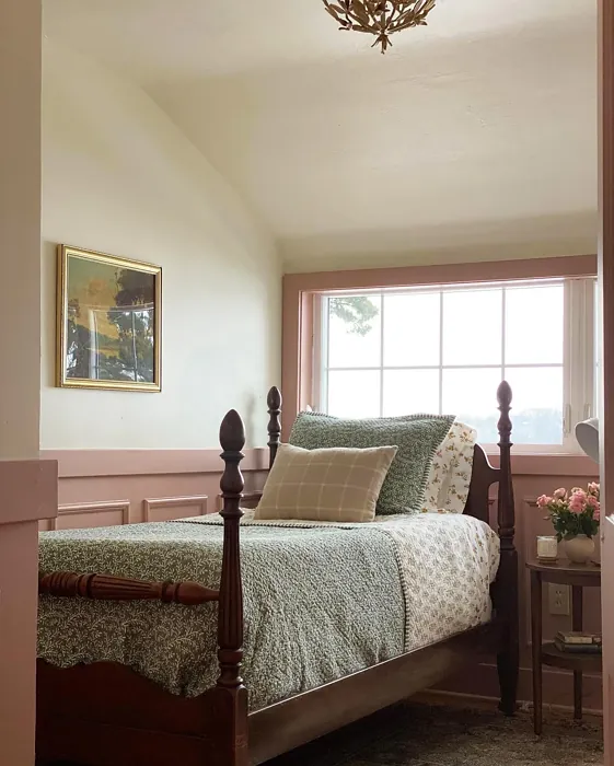 Sherwin Williams Cabbage Rose kids' room paint