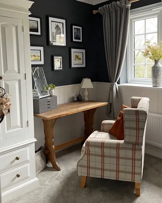 Dulux Cannon Ball home office color