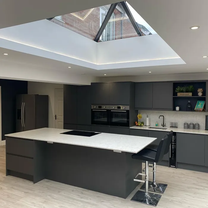 Dulux Cannon Ball kitchen cabinets color