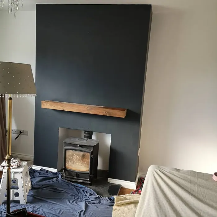Dulux 90BG 11/016 living room fireplace 