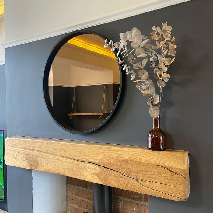 Dulux 90BG 11/016 living room fireplace 