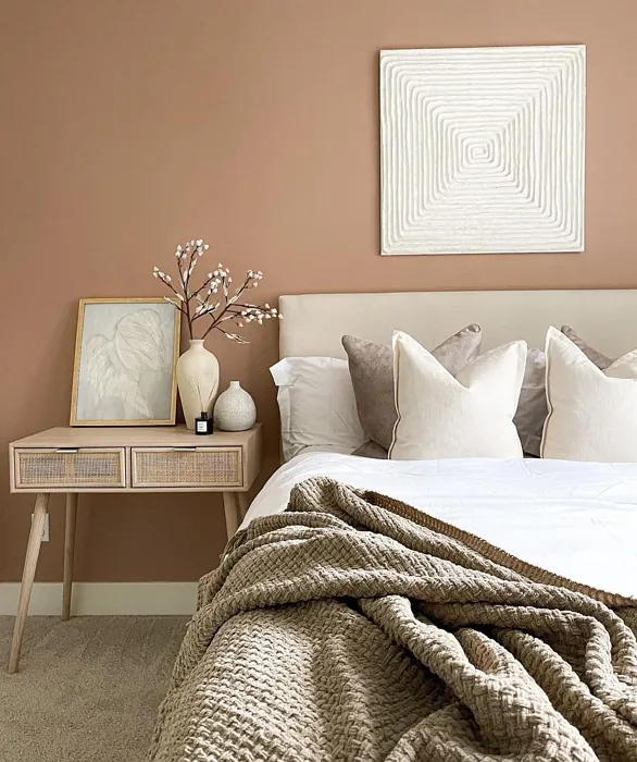 Canyon Dusk bedroom paint review
