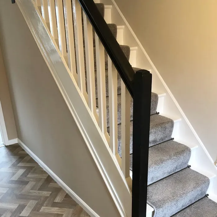 Dulux Caramel Latte stairs color