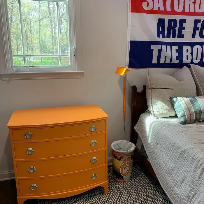 Sherwin Williams Carnival painted furniture 