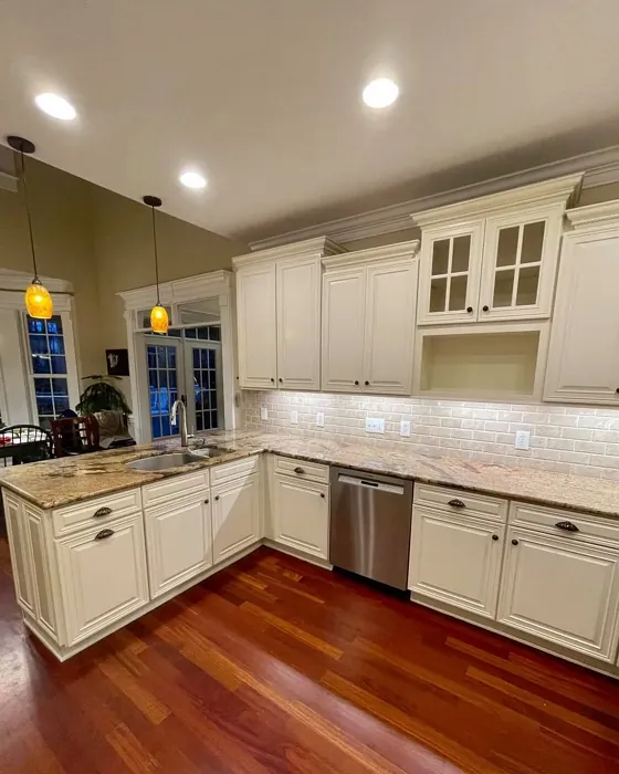 SW Casa Blanca kitchen cabinets color