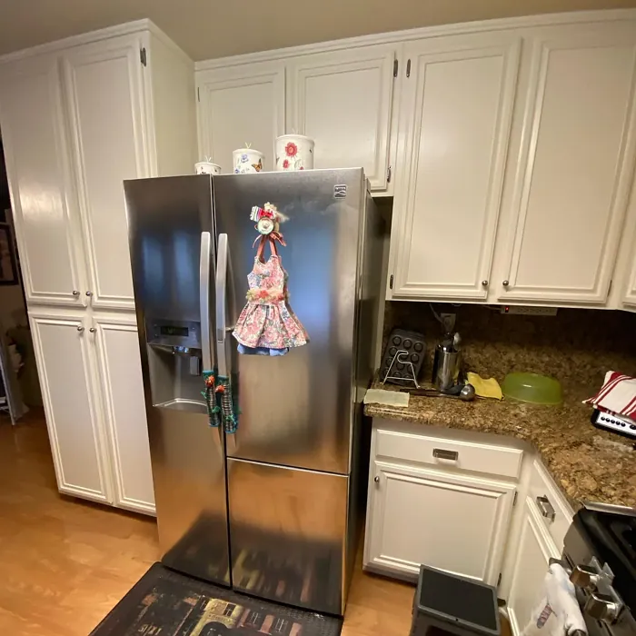 SW 7571 kitchen cabinets paint review