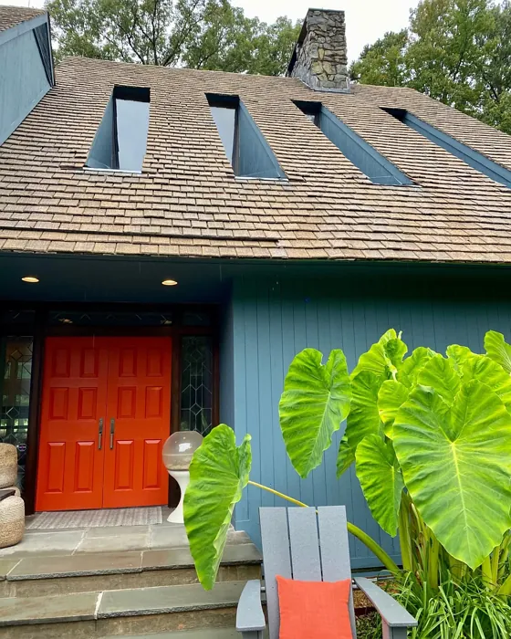 Sherwin Williams Cayenne front door color