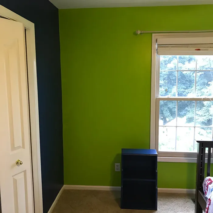 Sherwin Williams Center Stage kids' room paint review
