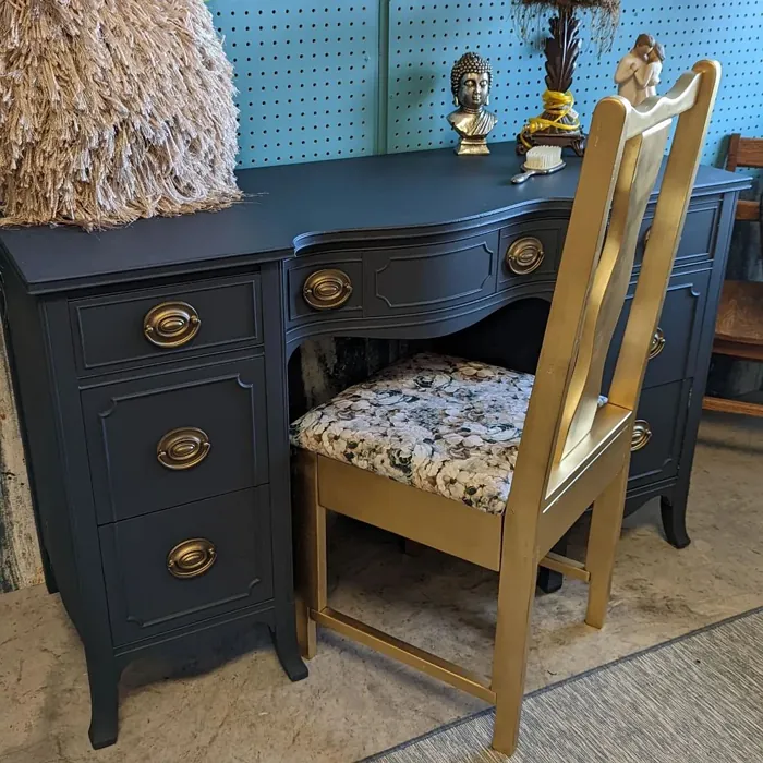 Sw charcoal blue painted furniture