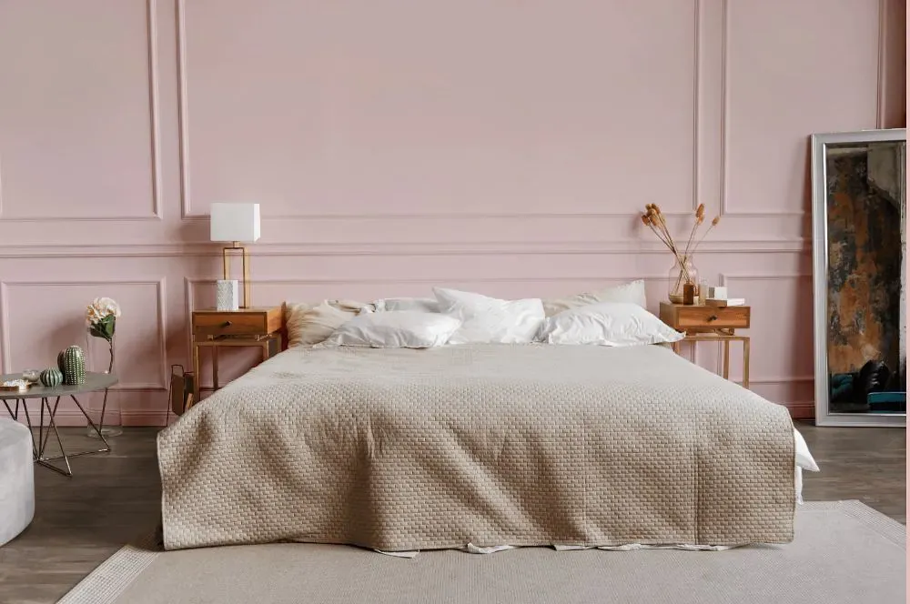 Sherwin Williams Charming Pink bedroom