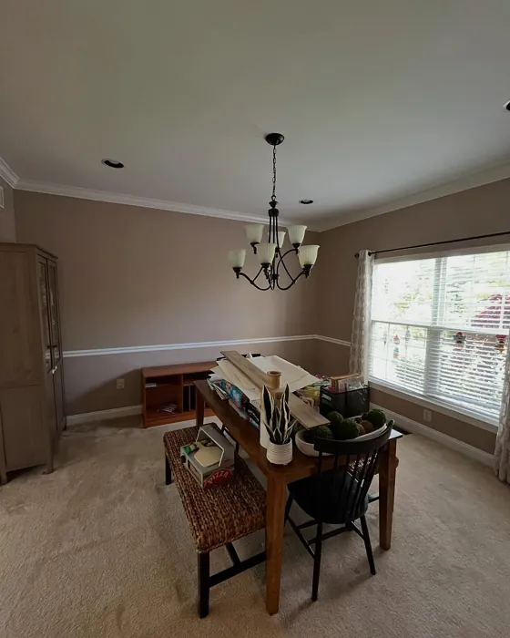 Sherwin Williams Chelsea Mauve dining room color Sherwin Williams Chelsea Mauve dining room color