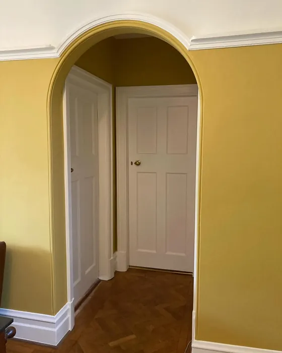 Dulux Cherished Gold living room paint