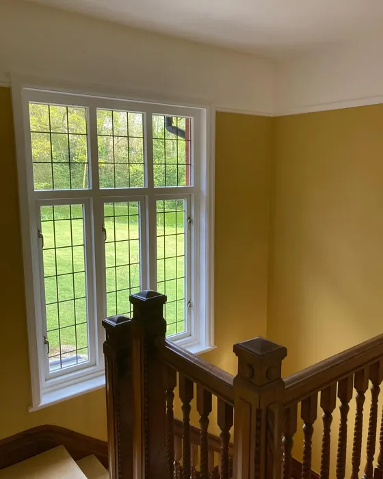 Dulux Cherished Gold hallway color