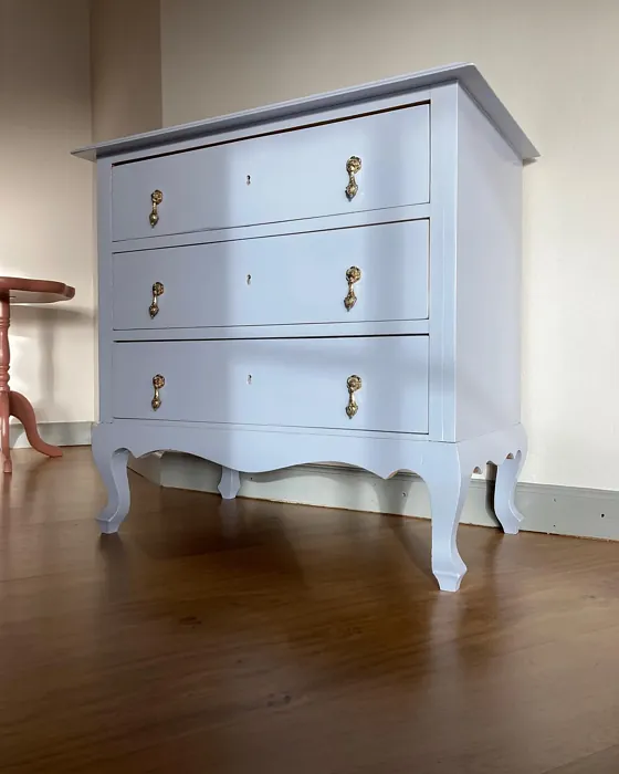 Classic Blue painted furniture color review