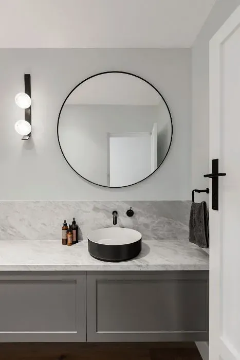 Sherwin Williams Clean Slate minimalist bathroom