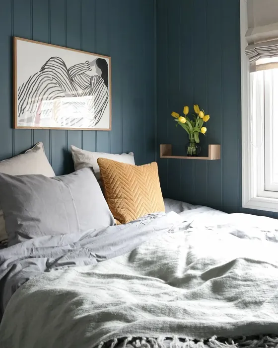 Coastal Blue bedroom color review