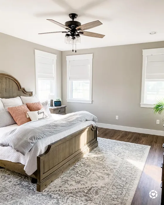 Colonnade Gray bedroom paint