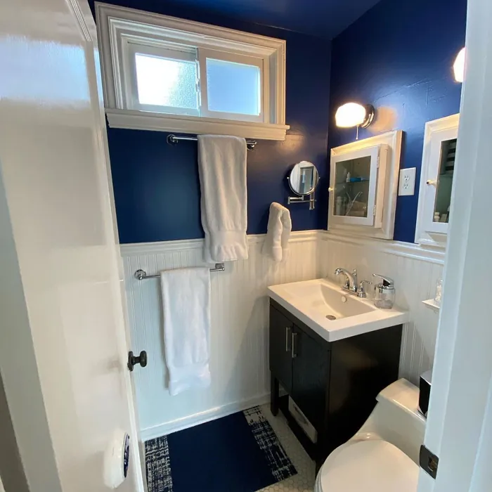 Sherwin Williams Commodore Bathroom