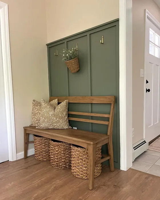 Conifer Green painted dresser color