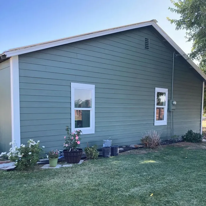 Behr Conifer Green house exterior picture