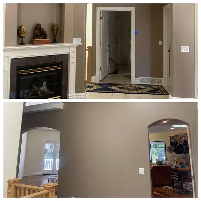 Sherwin Williams Cool Beige living room color