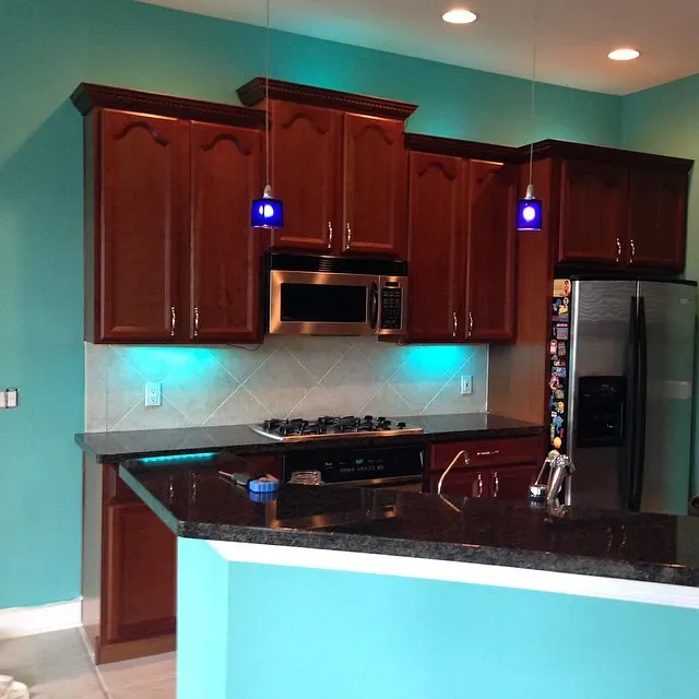 SW Cooled Blue kitchen color