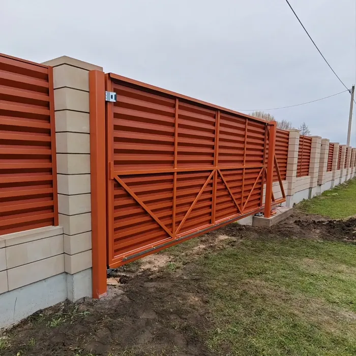 RAL 8004 garage door color