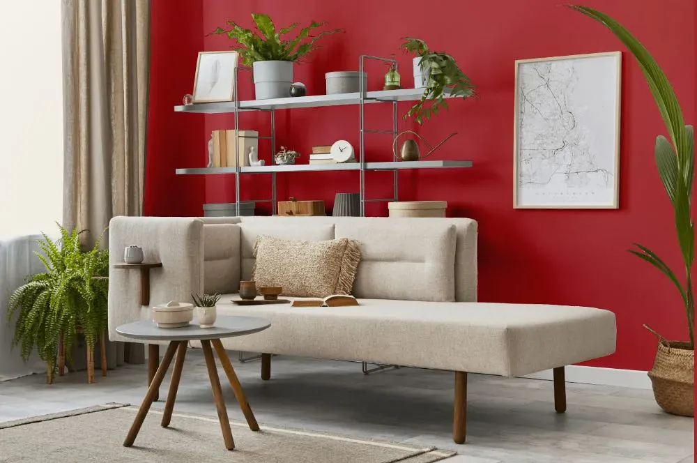 Sherwin Williams Coral Bells living room