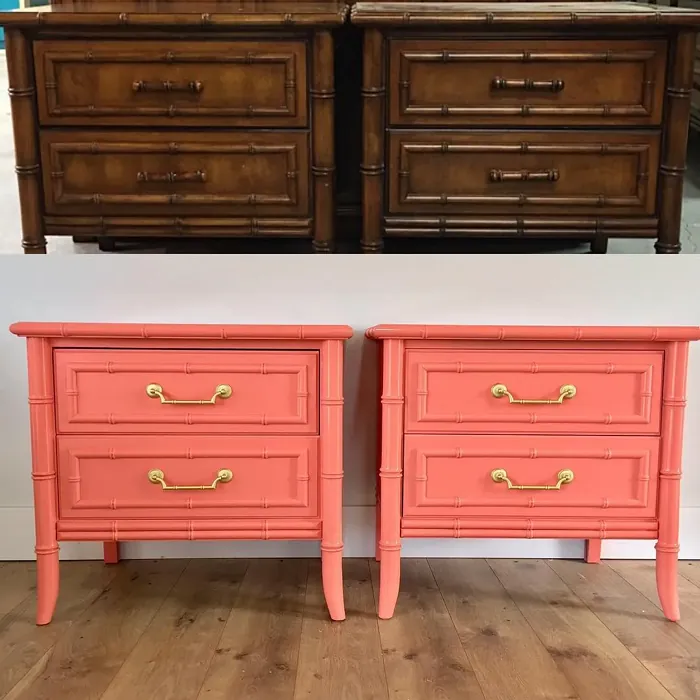 SW 6606 painted furniture makeover