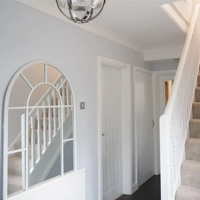 Dulux Cornflower White hallway color