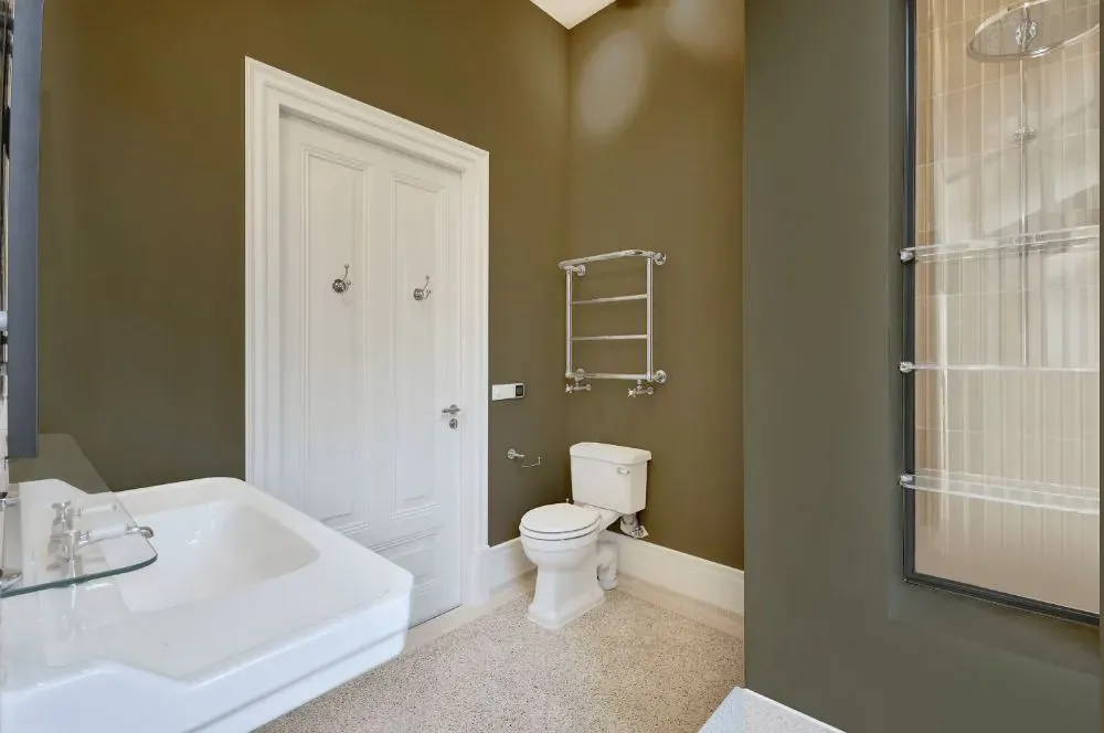 Sherwin Williams Country Tweed bathroom