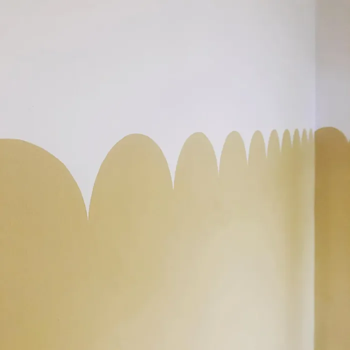 County Cream nursery scalloped wall