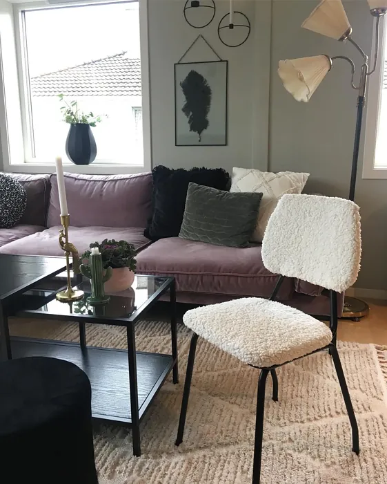 Jotun Crisp scandinavian living room color review