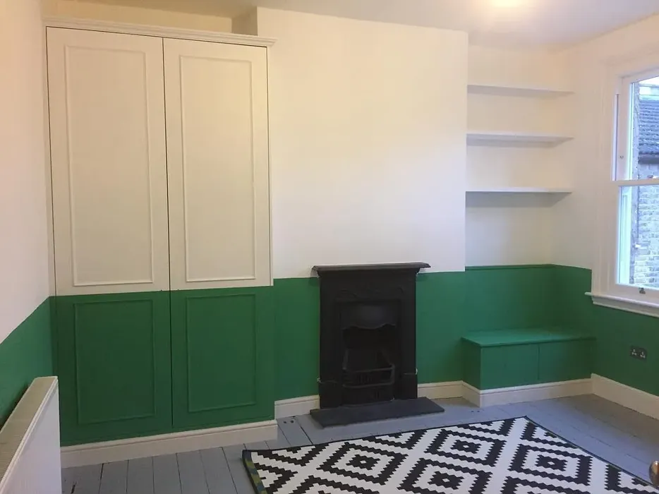 Dulux Crushed Pine 2 living room color-block