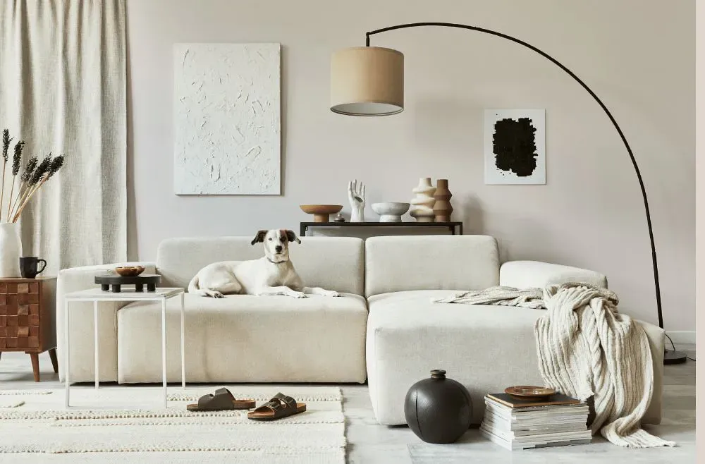Sherwin Williams Crystalline cozy living room