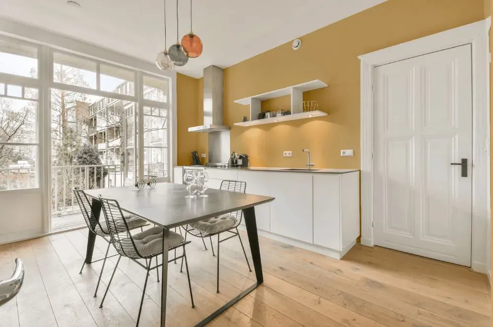Sherwin Williams Cupola Yellow kitchen review